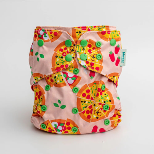 Kinder Essentials Pocket Cloth Diaper in Pizza Party