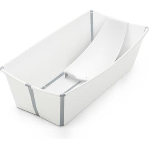 Flexi Bath® Extra Large Foldable Baby Bath Tub with Temperature Plug & Infant Insert