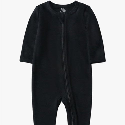 O2 BABY Baby Boys Girls Organic Cotton Zip-Front Sleeper Pajamas, Footed Sleep 'n Play