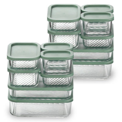 Latitude Run® 29 Piece Glass Airtight Meal Prep & Storage Containers with Lids | Wayfair
