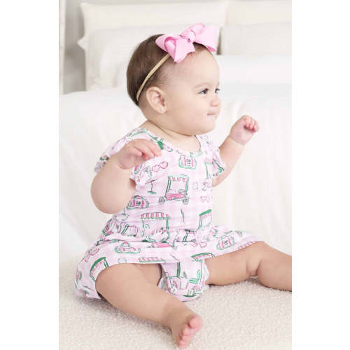 Sleeveless Twirl Bodysuit | Birdie Babes Pink