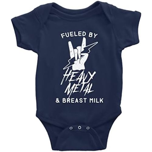 Heavy Metal & Breast Milk Baby Boy Girl Onesie Newborn Organic Bodysuit Romper