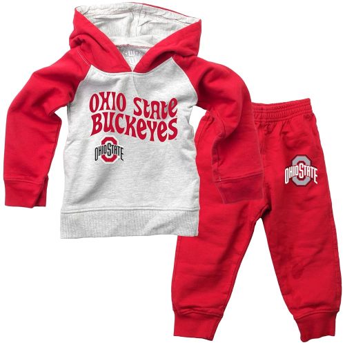 Wes and Willy Infant and Toddler College Pant and Hoodie Set