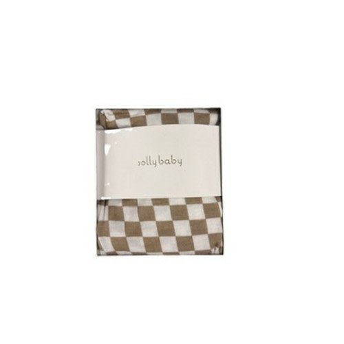 Solly Baby Wrap Almondine Chequer