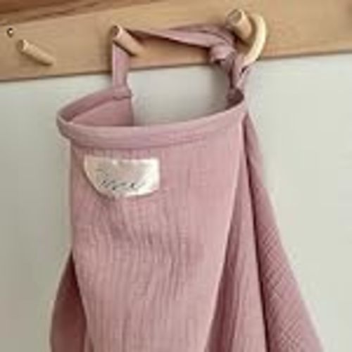 Nursing Cover for Baby Breastfeeding & Pumping | Multi Use Car Seat Stroller Cover | Breathable Soft Muslin Cotton | Breast Feeding Apron & Shawl by TISU (Blush (Neutral))
