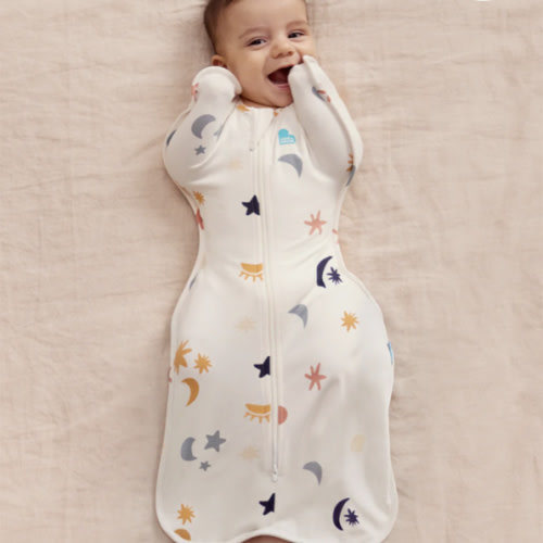 Swaddle Up Organic Cotton Buff Lunar (Small)
