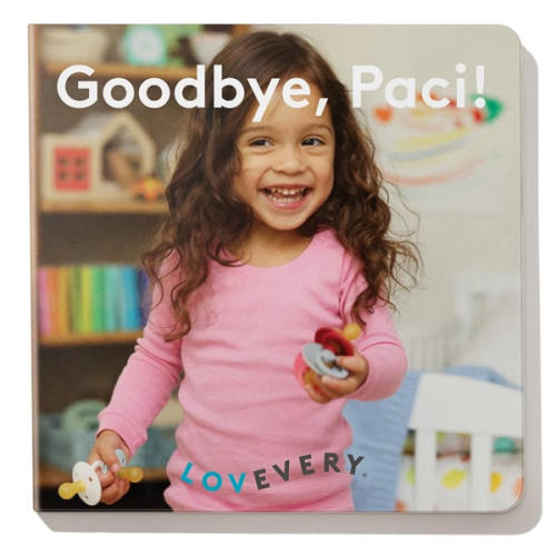 Lovevery Goodbye Paci Book includes pacifier bag (Tricky Topics)