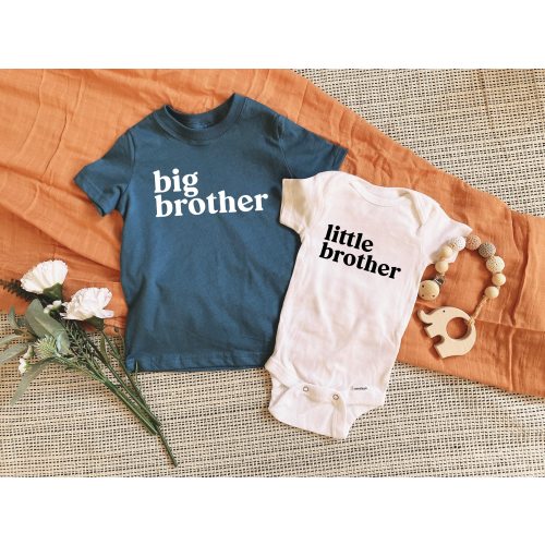 Big brother, Big sister, Little brother, Middle brother Shirt | Pregnancy Announcement, Baby announcement, Matching Sibling Shirts, gift