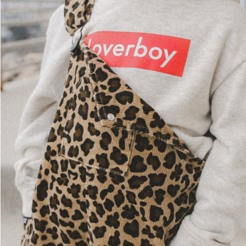 Leopard Print Overalls