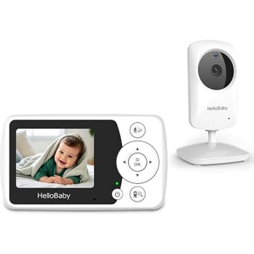 HelloBaby 2.4" Video Baby Monitor with Camera and Audio