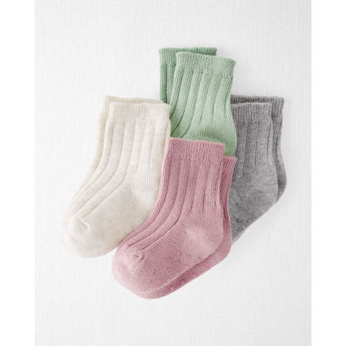 Baby 4-Pack No Slip Socks - Style,Multi