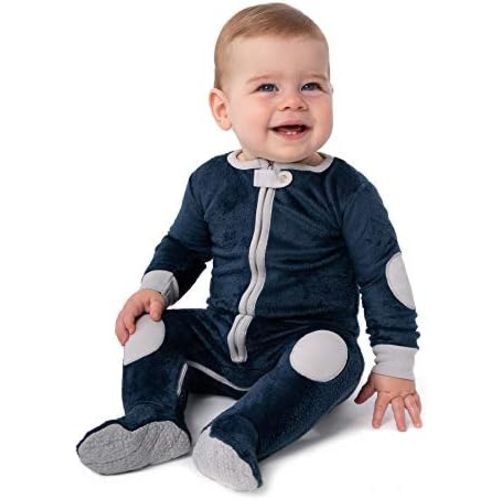 baby deedee Double Zipper Onesies, Sleepsie Cuddly Warm Footie Pajama