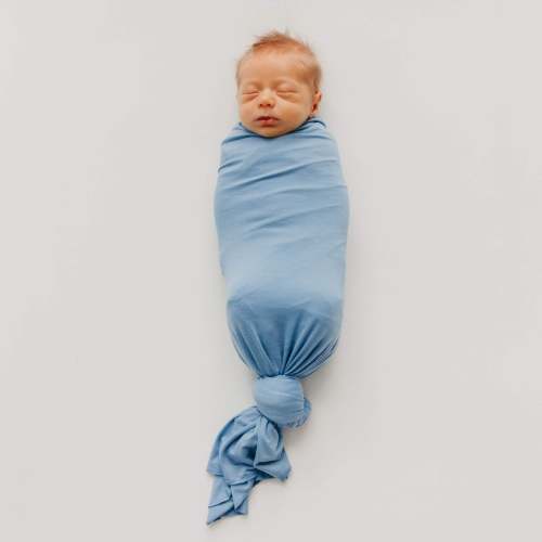 Knit Swaddle Blanket - Robin