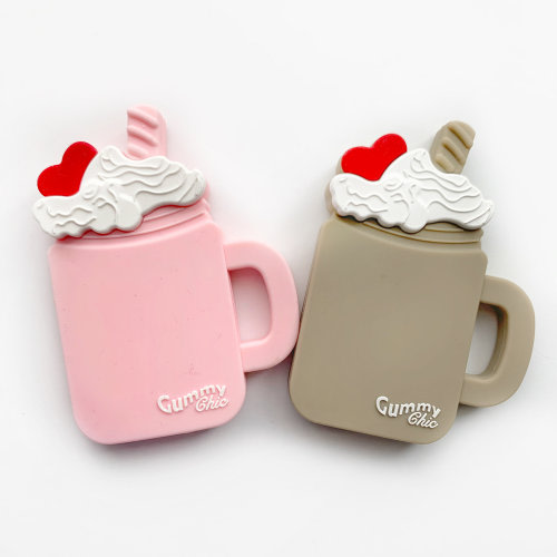 Milkshake Sensory Chew | New Baby Gift | Coffee Teether | Cocoa Teething Toy