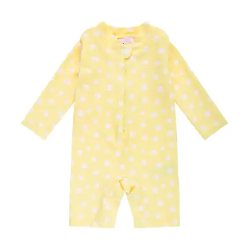 Bilbi Ripple Sunsuit Lemon Zest | Baby Bunting AU