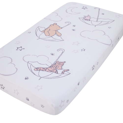 Disney Classic Pooh Photo Op Fitted Crib Sheet, 28"x52" - Cozy Surface