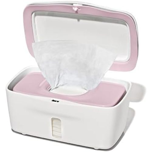 OXO Tot Perfect Pull Baby Wipes Dispenser, Refillable Wipe Holder, Blossom