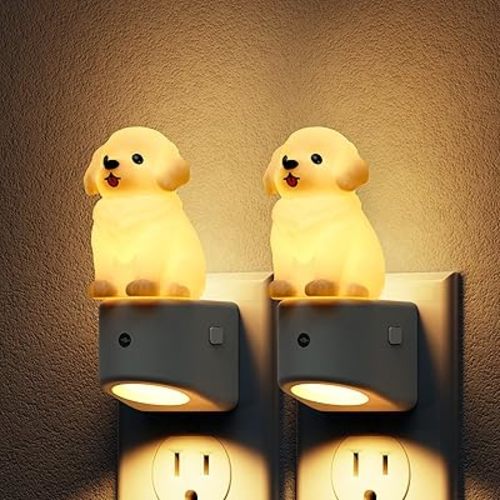 L LOHAS LED Night Light for Kids,3D Cute Puppy Night Lights