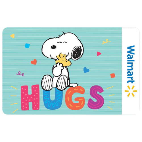 Peanuts Hugs Fathers Day Walmart Gift Card