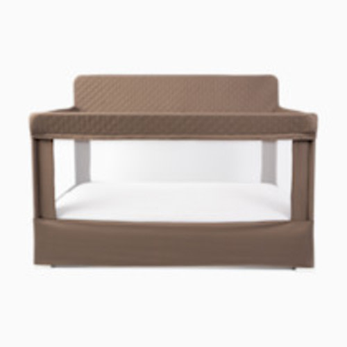 Baby Delight Lunaire Full-Size Mesh Crib & Playard - Organic Mocha