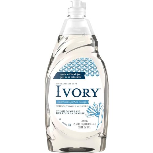 Ivory Classic Dish Soap, Dishwashing Liquid, Original 709ML / 24 FL Oz