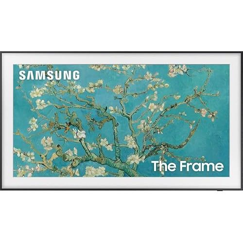 SAMSUNG 32-Inch Class QLED 4K LS03B Series The Frame Quantum HDR Smart TV with Alexa Built-in (QN32LS03BBFXZA, 2022 Model) (Renewed)