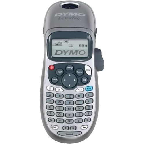 DYMO Label Maker, LetraTag 100H Silver Handheld Label Maker & LT Label Tapes, Easy-to-Use, Great for Home & Office Organization, Color Output