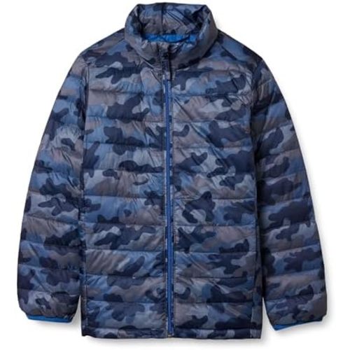 Amazon Essentials Boys and Toddlers' Lightweight Water-Resistant Packable Puffer Jacket