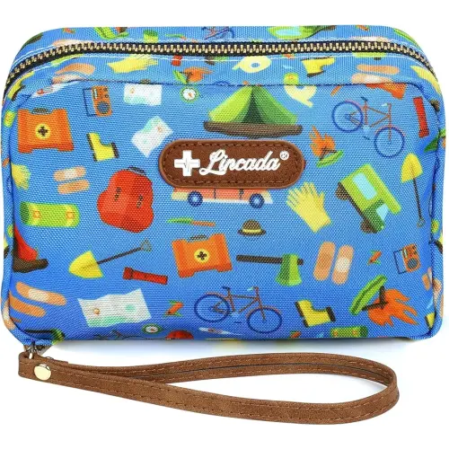 Portable Travel First Aid Kit for Kids and Adults, 143 Pieces All-Purpose Emergency First Aid Kit for Home, Car, Diaper Bag, Camping & Hiking