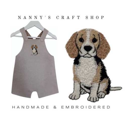 Beagle baby clothes. Baby dog outfit. Baby beagle outfit. Baby overalls. Baby romper. Baby gift. Baby shower. Embroidered baby clothes