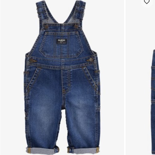 Baby Stretch Denim Classic Overalls - Dark Wash - OshKosh B'gosh | Carter's