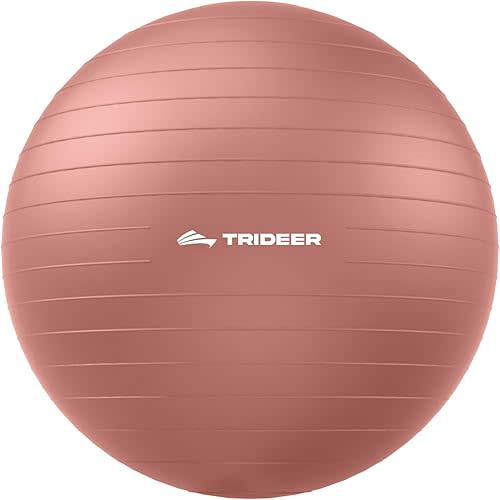 Trideer Yoga Ball for Exercise, Pregnancy, Exercise Ball, Pump Included