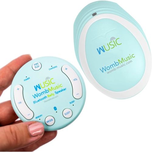 Wusic Pregnancy Bundle - Bluetooth Belly Speaker and Heartbeat Monitor Pack