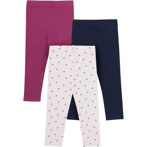 Gerber Baby-Girls Toddler 3-Pack Premium Leggings