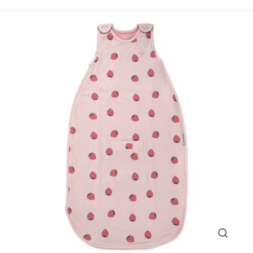4 Season® Ultimate Baby Sleep Bag, Merino Wool & Organic Cotton, Strawberry