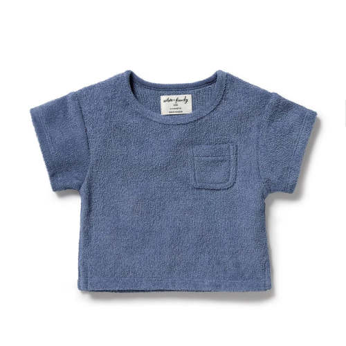 Wilson & Frenchy - Deep Blue Organic Terry Tee