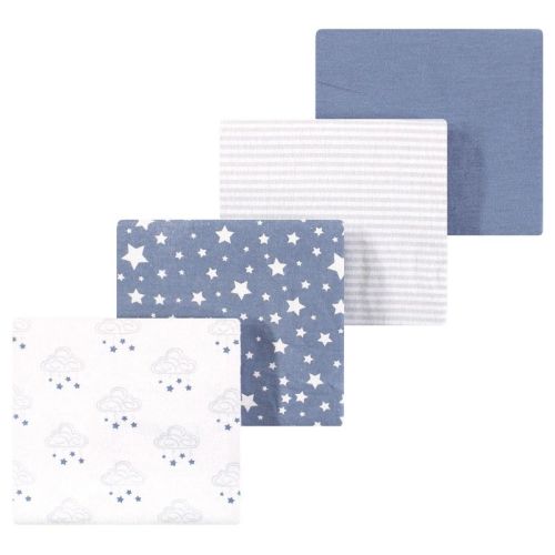 Luvable Friends Little Treasure Flannel Receiving Blankets 4pk