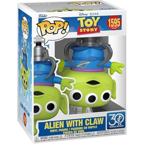 Funko Pop! Disney: Toy Story 30th Anniversary - Alien with Claw - Collectable Vinyl Figure - Gift Idea - Official Merchandise - Toys for Kids & Adults - Movies Fans - Figure for Collectors and Display