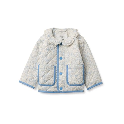 Amazon Essentials x Sofia Grainge Toddlers and Baby Girls' Midweight Field Jacket with Ruffle