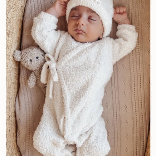 Luna + Luca Cozy Teddy Kimono Set