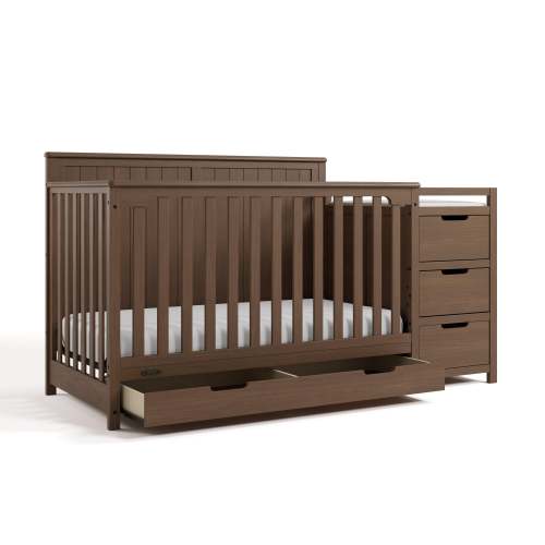 Hadley 5-in-1 Convertible Crib & Changer with Drawer