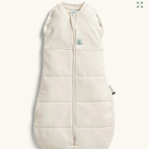 Cocoon Swaddle Bag 2.5 TOG Oatmeal Marle (Warm Pouch) – ergoPouch AU