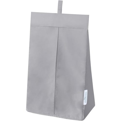 SPRINGSPIRIT Diaper Stacker Caddy Organizer Easy Access & Dustproof Portable Hand Free Diaper Holder for Adults or Nursery, Machine Washable Grey