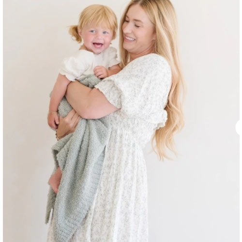 Saranoni Bamboni® Receiving Blanket | Ultra-Soft Comfort - Sage