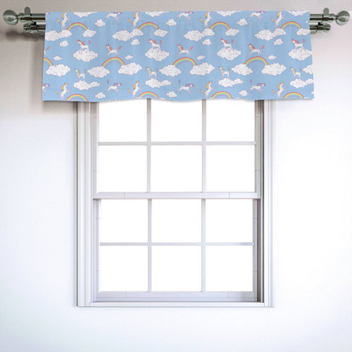 East Urban Home Nursery 54" Window Valance | Wayfair