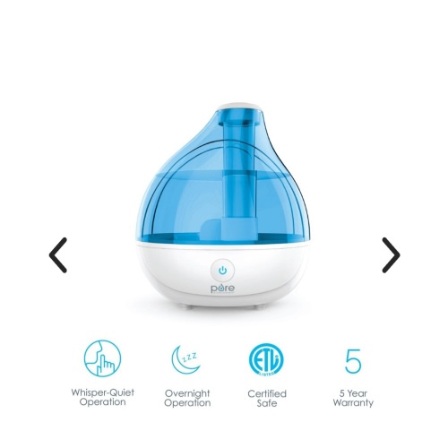 Pure Enrichment Ultrasonic Cool Mist Humidifier