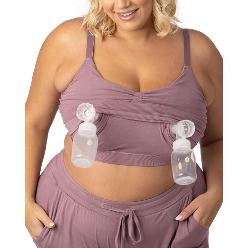 Kindred Bravely Sublime Sleep Pumping Bra Hands Free, Adjustable Pumping & Nursing Bra with EasyClip for All Breast Pumps