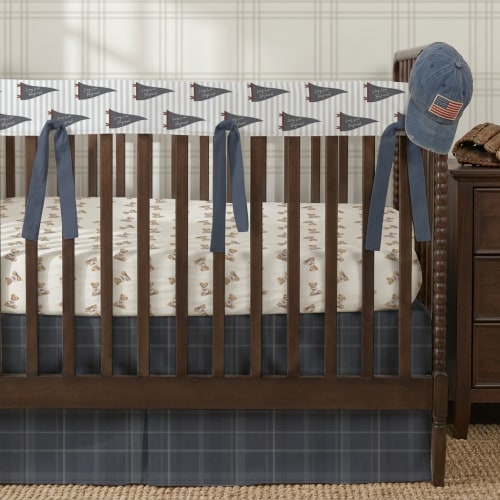 Crib bedding set - Heirloom Teddy