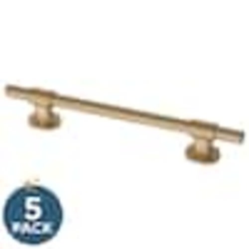 Franklin Brass 5-Pack Bar Adjusta-Pull Adjustable 1-3/8 to 5-6/15 (35-160 mm) Classic Champagne Bronze Cabinet Drawer Pulls P44365-CZ-B