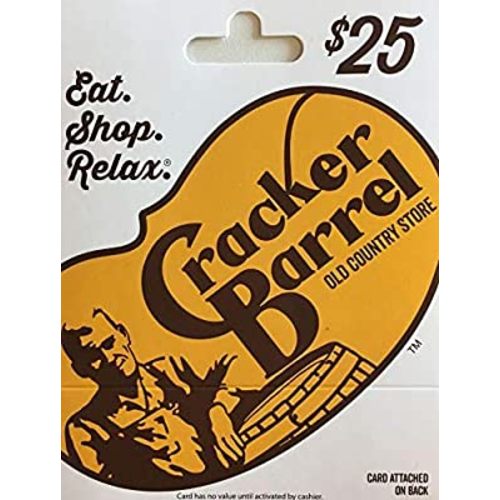 Cracker Barrel Gift Card $25